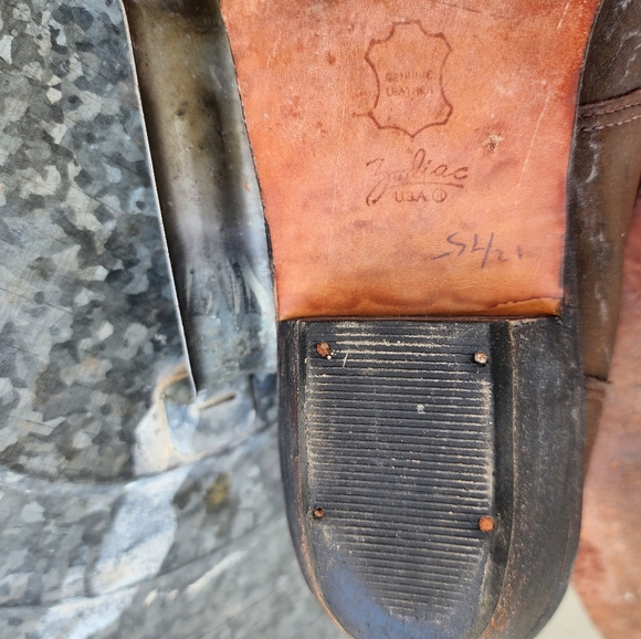 Leather Brown Zodiac Lace Up Women's Boots - Picture 3 of 7